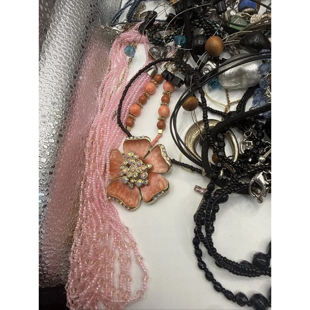 UNSORTED VINTAGE & MODERN MIXED JEWELRY ESTATE JUNK DRAWER LOT~WEAR REPAIR CRAFT